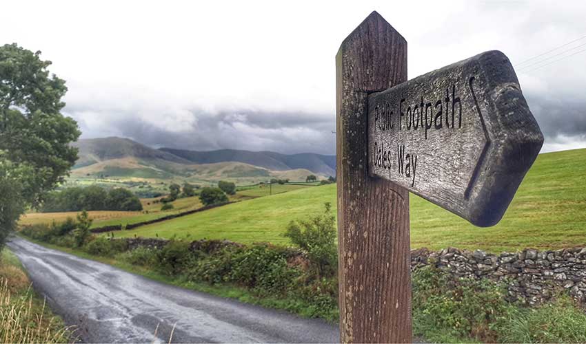 Dales Way Sign