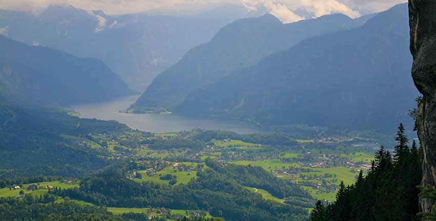 view from Predigsthul-Dachstein walking with Sherpa Expeditions