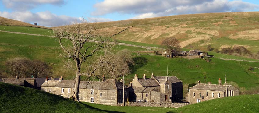 Looking into Keld on the Coast to Coast walk, UK - Sherpa Expeditions