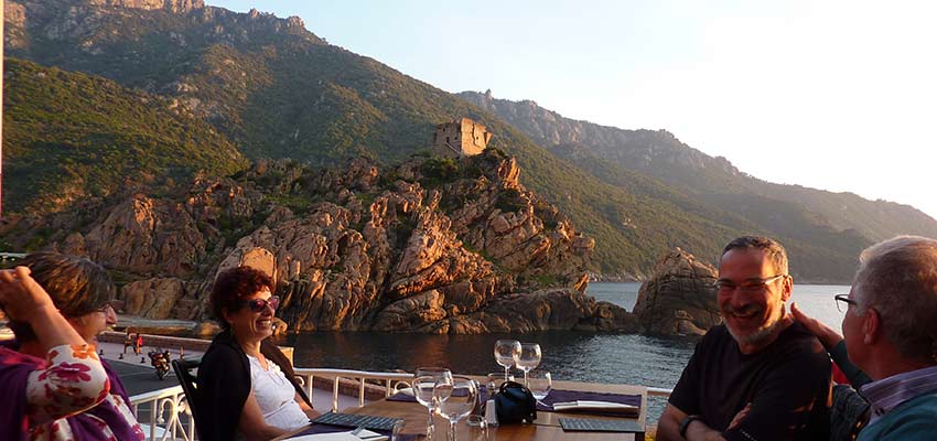 Prime spot for a chestnut beer when walking in Corsica - Sherpa Expeditions
