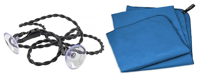 Travel Washing Line and Lightweight Towel
