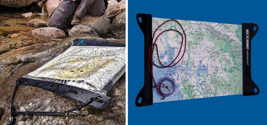 waterproof map cases for walking holidays - Sherpa Expeditions