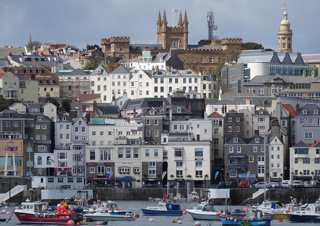 St Peter Port on walks in Guernsey - Sherpa Expeditions