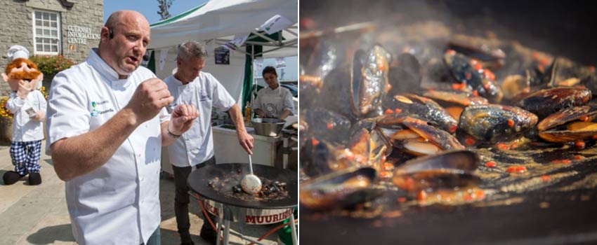 Food demonstration event in Guernsey - Sherpa Expeditions