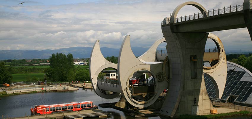 Falkirk Wheel on one of the best hikes in Scotland_Sherpa Expeditions