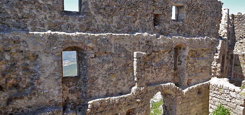Castle Ruins in Pyrenees in France - Sherpa Expeditions