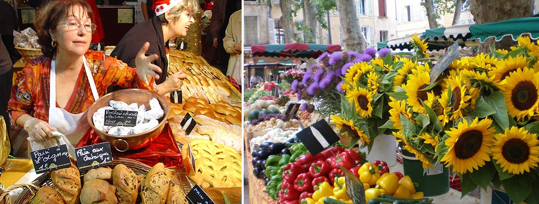 Visit the French markets in Provence - Sherpa Expeditions walking holidays