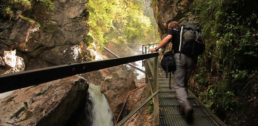Climb out of the gorge below Neuschwanstein castle.