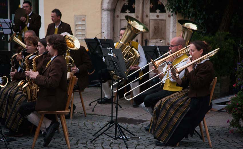 Local band in Fussen