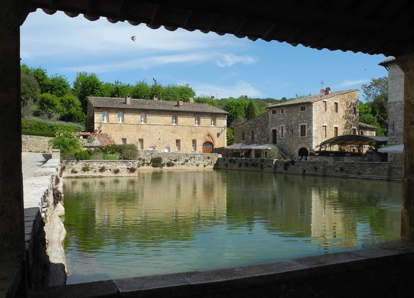 The old bath in Bagno Vignoni