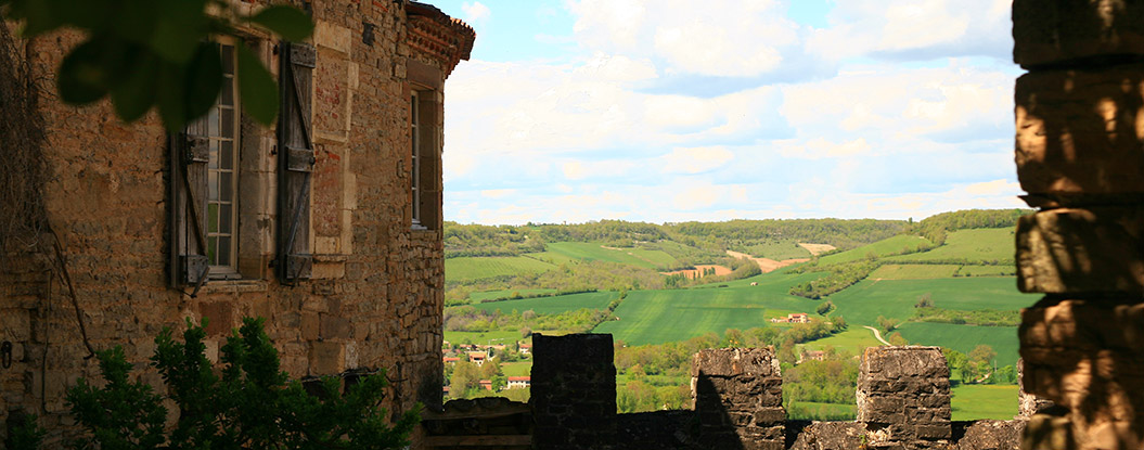 Excellent views when walking in Tarn and Aveyron