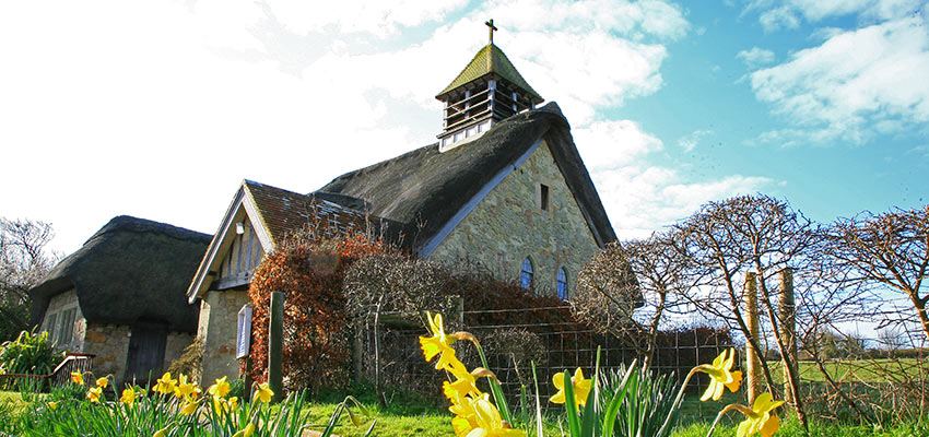 Ancient church on the Isle of Wight, Sherpa Expeditions UK