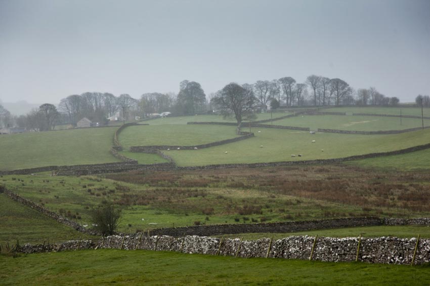 Views in the rain on Coast to Coast Walk